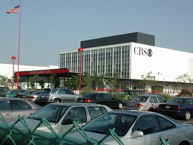 Outside CBS Television studios...the last time I saw my camera before security confiscated it!